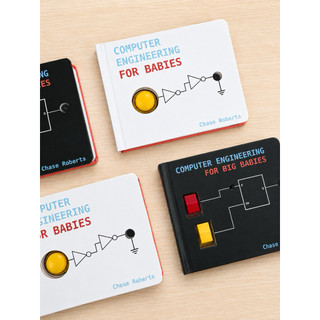 【在台現貨】正版Computer Engineering for Babies 寶寶工程邏輯電路書/硬頁書/寶寶操作書