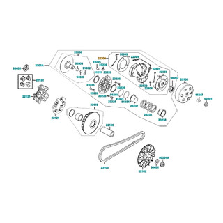 MIMO 光陽原廠零件 ST250 離合器 碗公 皮帶 ACD5 LKG7 LEA7 X TOWN ST250