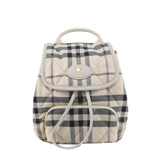 BURBERRY Horseshoe 翻蓋迷你後背包(淺米色)｜100%原廠真品｜JS Maxx官方旗艦館