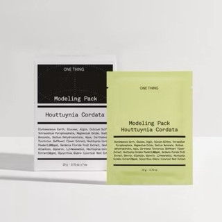 專業調理軟膜ONE THING 軟膜粉 調理面膜 面膜 魚腥草 軟膜20g7入全新外拆有盒損