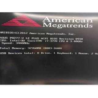 i7-3770+Asus P8Z77-V LE PLUS+32GB RAM
