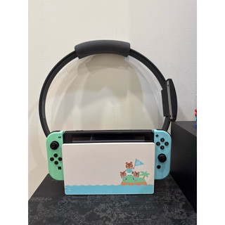 【盒裝完整】Switch 動森特別款主機 + 健身環大冒險（皆為台灣公司貨）
