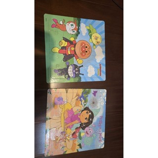 拼圖二手，兩個拼圖,麵包超人,愛探險的朵拉