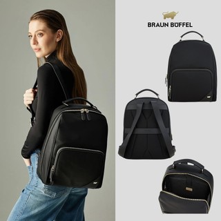 【BRAUN BUFFEL】瑪普爾 大後背包-黑色(德國小金牛台灣總代理)/BF837-73-BK