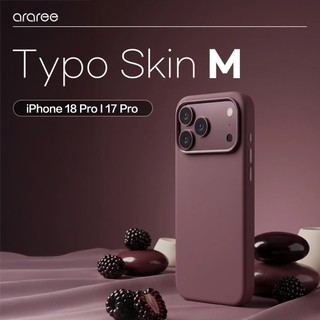 Araree Apple iPhone 18 Pro 磁吸式矽膠保護殼(TYPO SKIN M)