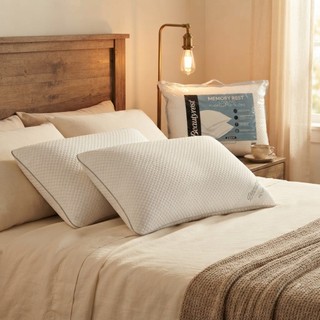 Simmons 席夢思 美國 黑標Beautyrest 席夢思頂級涼感記憶枕 2入組