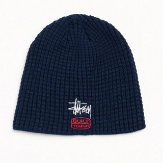 [IAD SHOP]現貨 新款STUSSY 餅乾格電繡毛帽 WAFFLE BUILT TOUGH SKULLCAP