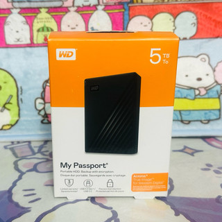 WD 2.5吋 隨時硬碟 外接硬碟 5TB 黑色 全新
