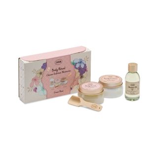 【SABON】綠玫瑰磨砂保養禮盒 流光夜宴限定包裝