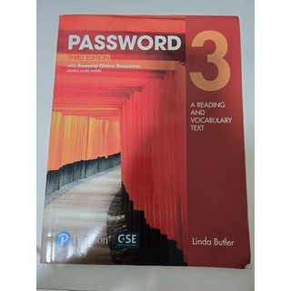 PASSWORD 3: A Reading and Vocabulary Text－ Linda Butler