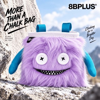 【8BPLUS 奧地利】LILLY 怪獸造型攀巖粉袋 Chalk Bag｜#101027（攀巖 抱石 怪物粉袋）