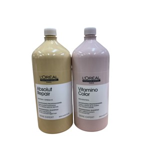 L'OREAL 萊雅 絲漾博 藜麥滲透修護洗髮精/飽和護色洗髮精 1500ml (大包裝)