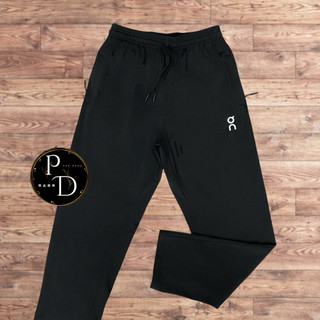 PD精品服飾📌On 昂跑 反光經典小LOGO 機能排汗 黑色 長褲