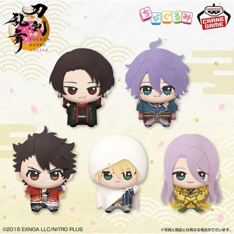 BANPRESTO 刀劍亂舞 Online 小不點 vol.1 加州清光 歌仙兼定 陸奧守吉行 山姥切國廣 蜂須
