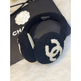 Chanel香奈兒黑白耳罩 全新