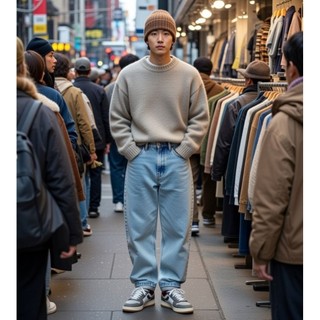 magenta OG DENIM PANTS - WASHED DENIM 淺藍長褲/牛仔褲👖