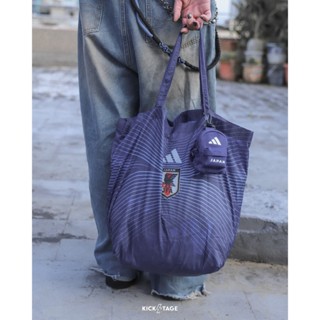 ADIDAS JFA BAG 藍色 日本主場 足球 大容量 手提袋 購物袋 收納包【KC0757】