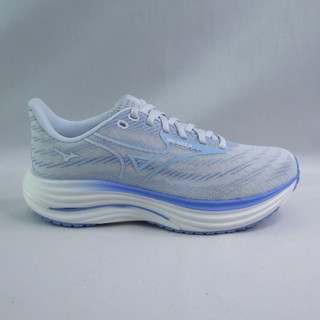 Mizuno J1GD250674 WAVE RIDER 29 SW 女慢跑鞋 4E寬楦 淺灰x淺藍