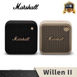 Marshall 馬歇爾 Willen II 攜帶式藍芽喇叭 IP67 防塵防水 內建麥克風 無線喇叭 玩家空間