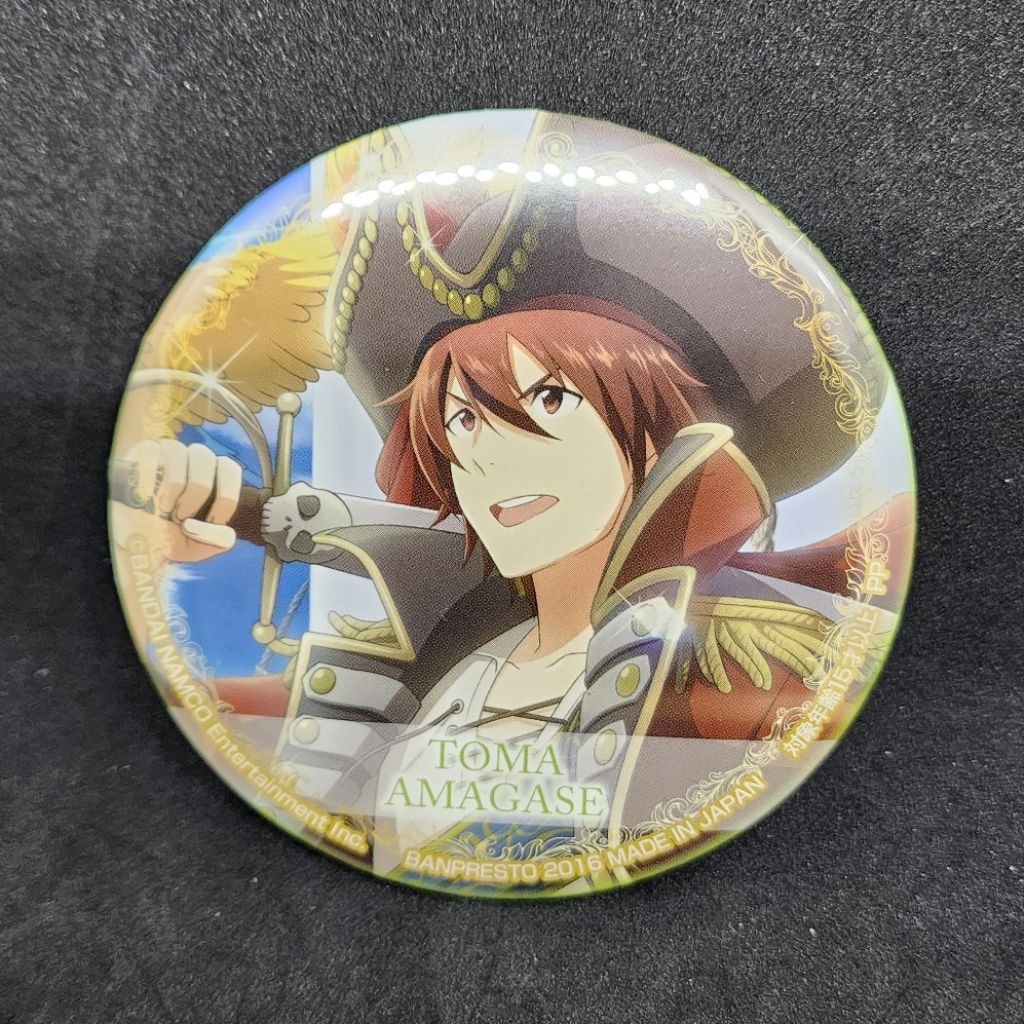 日本帶回 偶像大師 SideM 天之瀨冬馬 吧唧 徽章 胸章 別針 75mm