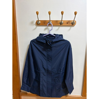 89 【全新】GIORDANO 佐丹奴 女裝 大口袋風衣外套｜型號13374844｜深藍色 M