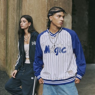 Mitchell & Ness ORLANDO MAGIC PULLOVER JKT魔術 長T【MN25BOU10BD】