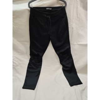 G-STAR RAW MOTAC SUPER SLIM SW PANT 黑色綁帶男運動褲,Size:S降價
