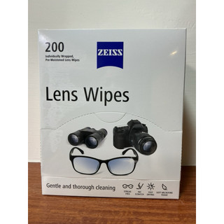 Zeiss 蔡司 鏡面擦拭紙 眼鏡擦拭紙 200張盒裝
