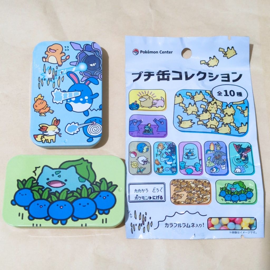 【寶可夢】糖果鐵盒 逃跑USGMEN 妙蛙種子 瑪力露麗 收納盒