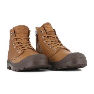 PALLADIUM PAMPA ZIP LTH ESS 皮革拉鍊高筒靴 棕 76888-252
