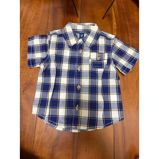 全新/OLD NAVY /6-12m/格子襯衫