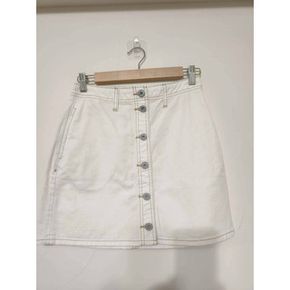 全新 現貨 SISJEANS 專櫃品牌 百貨專櫃品牌 鈕扣式白色牛仔短裙 牛仔裙 短裙 白裙 現貨快速出貨🚚