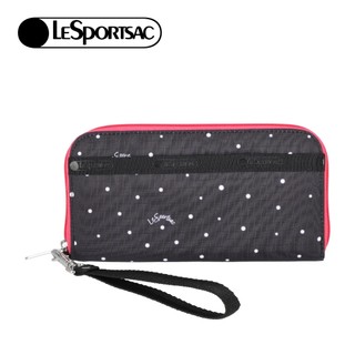 Lesportsac Tech Wallet Wristlet 腕帶錢包 手拿包 鈔票夾 卡夾 送禮 (俏皮圓點)