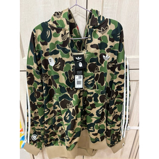 全新正品 ADIDAS X BAPE SHARK TRACK HOODIE 連帽外套 世界盃 KF4916 XL