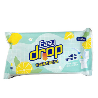 〔現貨〕一次性廁所清潔劑補充刷 EasyDrop 廁所清潔劑 12入/包 B01