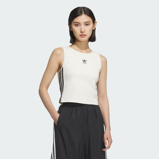 【豬豬老闆】ADIDAS 3S PAD TANK 白 加襯 修身 運動 休閒 背心 女款 KB6418