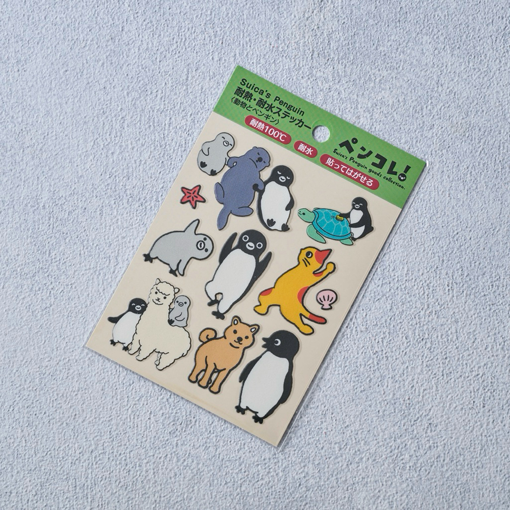 （現貨免運)Suica企鵝🐧🇯🇵耐熱 耐水貼紙(動物和企鵝) 西瓜卡企鵝 JR吉祥物 東京伴手禮