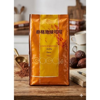 [果樂屋]1000g 純可可粉 (無糖) 可可粉 巧克力粉 無糖可可粉 可可粉 沖泡 防彈可可 地球牌可可粉
