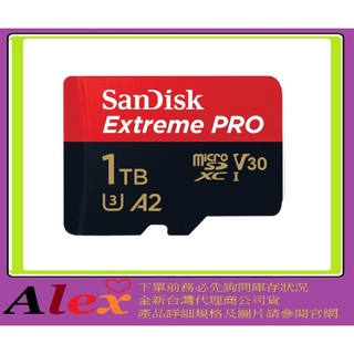 SanDisk Extreme Pro Micro SDXC 1TB 1T TF MICROSDXC A2 U3 V30