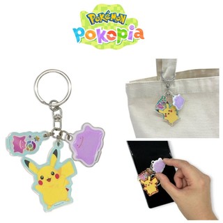 [全新當天寄]官方特典 NS2 switch2 寶可夢 Pokopia 臺灣公司貨 百變怪造型螢幕擦壓克力吊飾