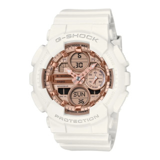 【CASIO 卡西歐】G-SHOCK 閃耀動人 優雅光澤 白 GMA-S140PG-7A 45.9mm