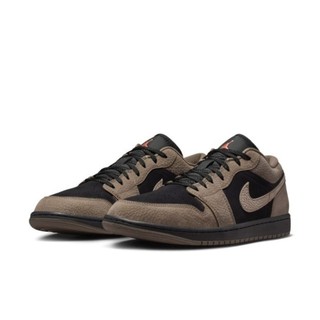 NIKE 休閒鞋 AIR JORDAN 1 LOW SE 摩卡棕黑 AJ1 小倒勾 男 IB7109-005