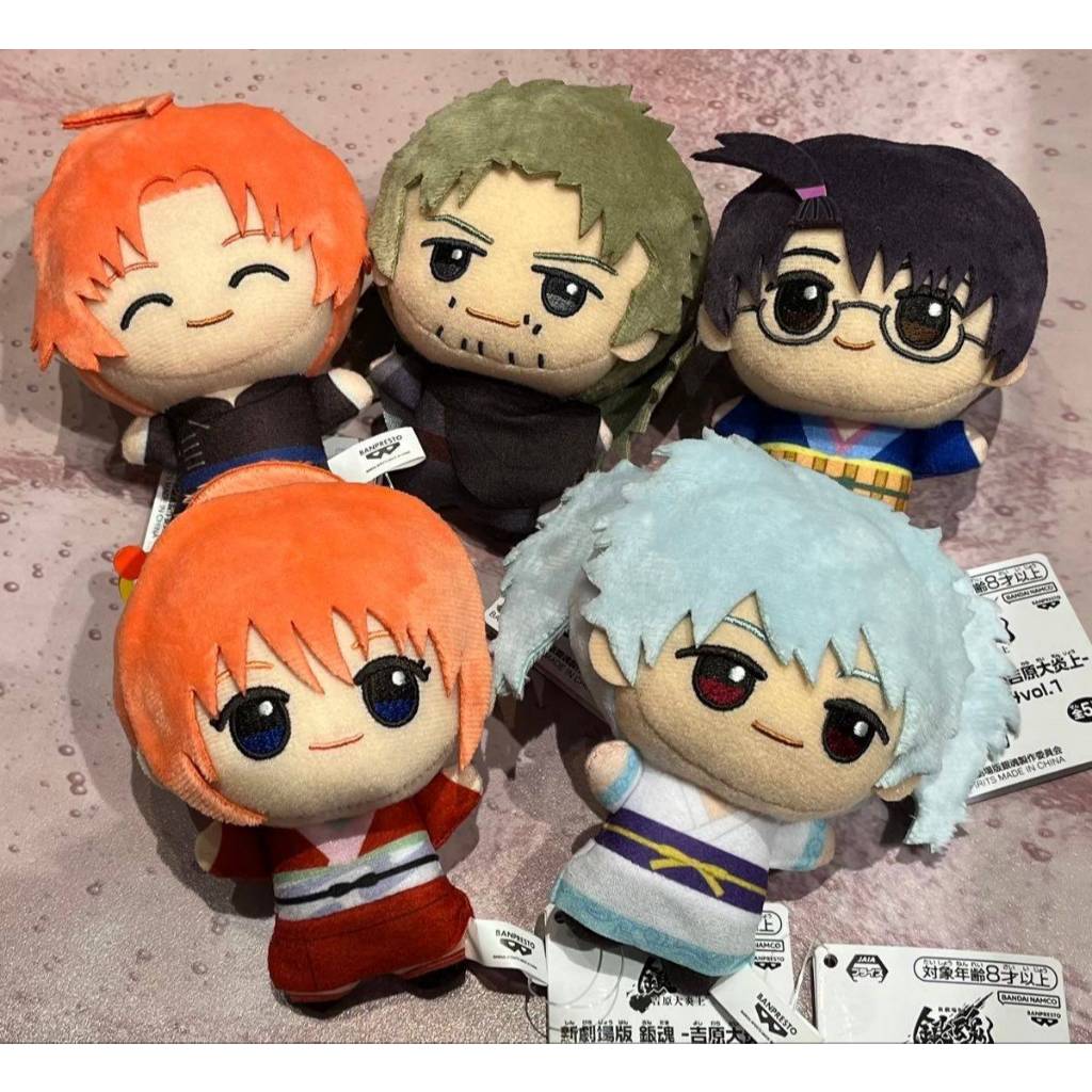 銀魂 銀時 吉原炎上劇場版 努努 10CM 日本娃娃機景品 🌟坂田銀時 總悟 土方 桂小太郎 空知秋英 神樂 神威 高杉