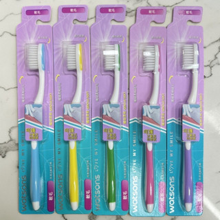 Watsons 屈臣氏 纖細柔軟牙刷(軟毛) 1入 顏色隨機
