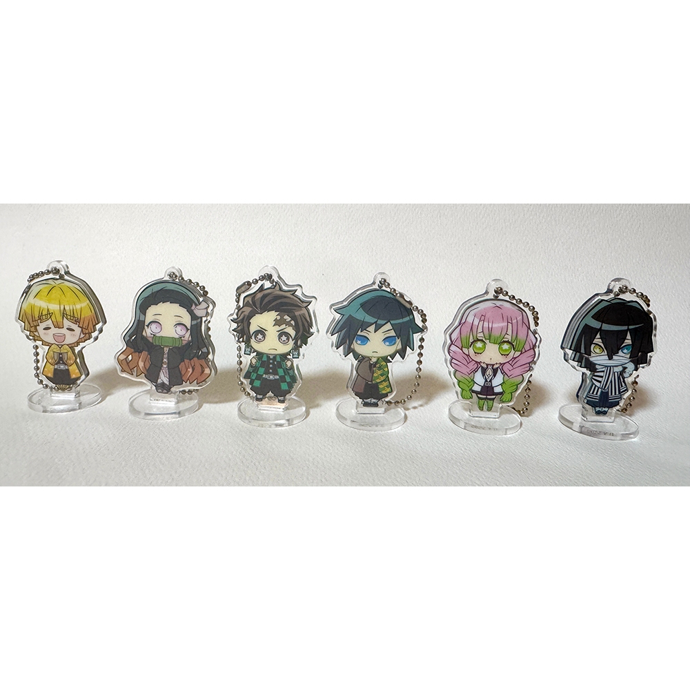 二手 鬼滅之刃 壓克力立牌小吊飾 善逸 禰豆子 炭治郎 冨岡義勇 甘露寺蜜璃  伊黑小芭內