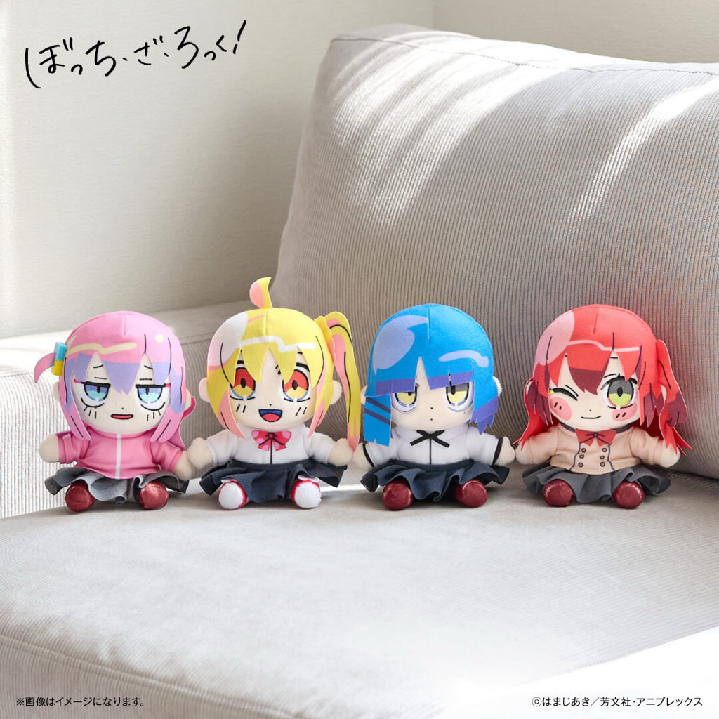 日版現貨 孤獨搖滾！× 寺田てらコラボくじ 一番賞 喜多郁代 山田涼 伊地知虹夏 絨毛玩偶娃娃 公仔 立牌 小孤獨 波奇