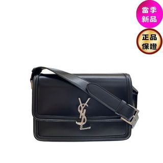 Saint Laurent 669299 YSL 中款 Solferino 小牛皮 Box 豆腐包 黑色