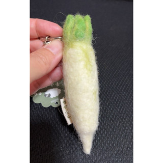 好彩頭 白蘿蔔鑰匙圈 改運好物 手工製 羊毛氈 全新
