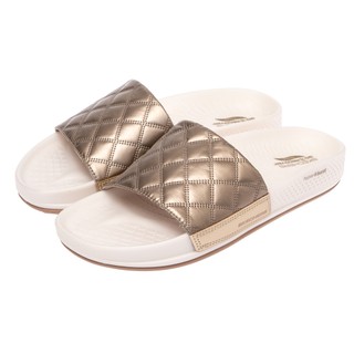 SKECHERS 女鞋 健走系列涼拖鞋ARCH FIT HYPER SLIDE - COZY FIT-141711GLD