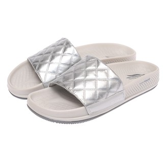 SKECHERS 女鞋 健走系列涼拖鞋ARCH FIT HYPER SLIDE - COZY FIT-141711SIL